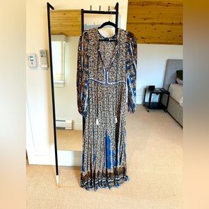 Long flowy maxi dress from Anthropologie